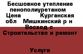 Бесшовное утепление пенополиуретаном › Цена ­ 500 - Курганская обл., Мишкинский р-н, Восход с. Строительство и ремонт » Услуги   . Курганская обл.